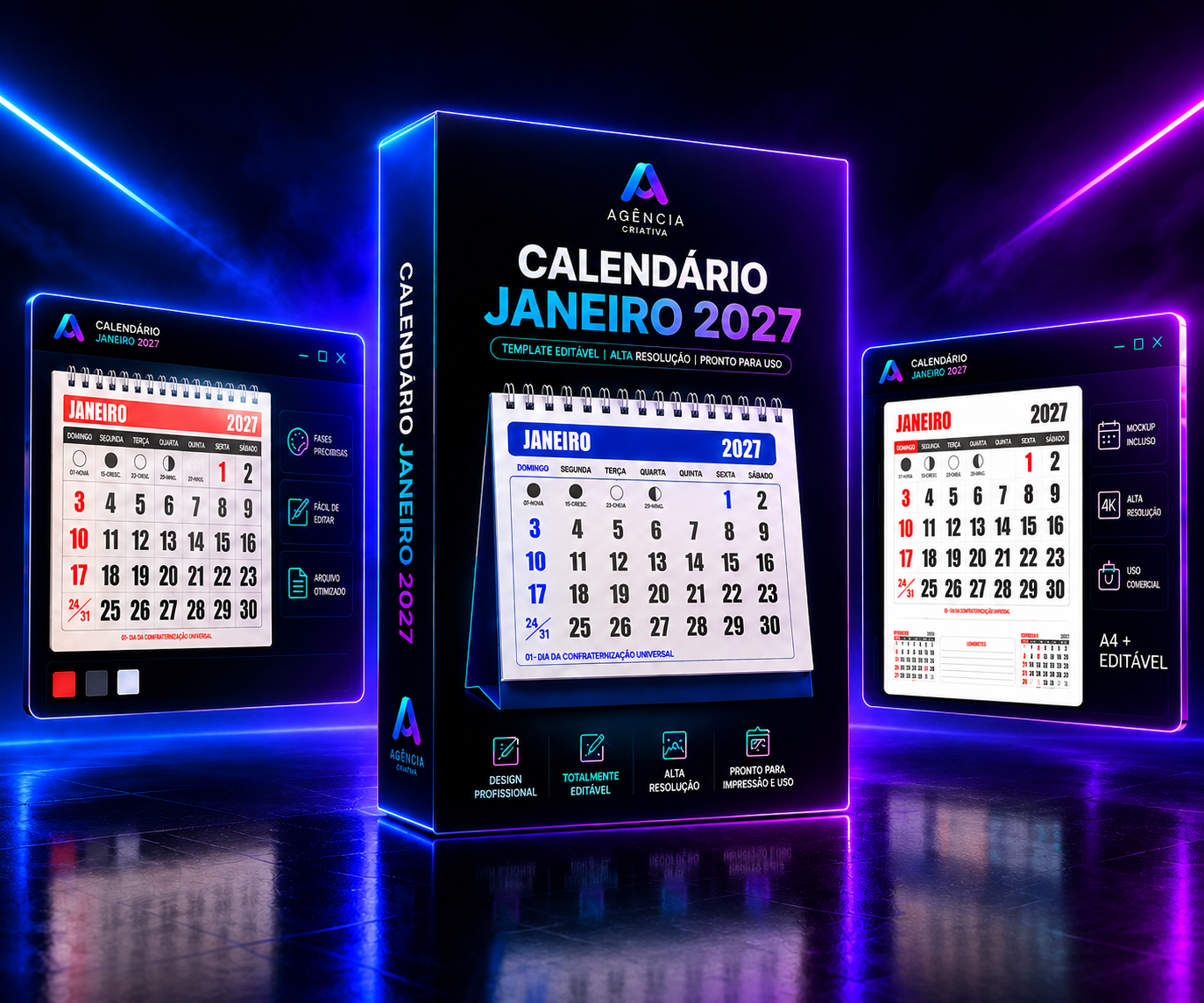 Pack Master Calendários 2027